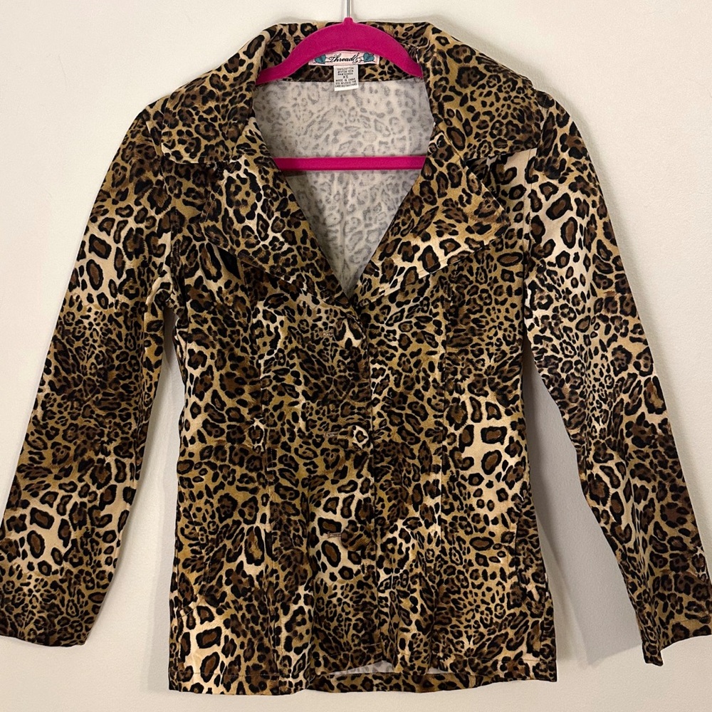 Threads Leopard print blazer
